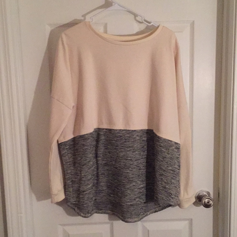 Mixed Media Sweatshirt